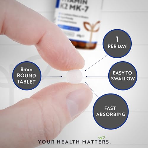 Vegan Vitamin K2 MK-7 200mcg - 365 Tablets