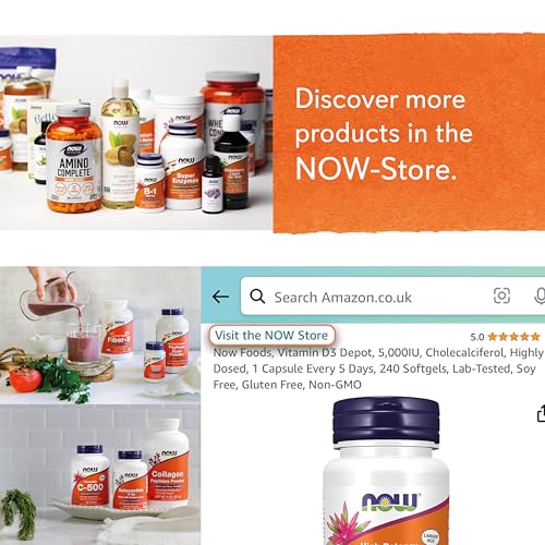 Now Foods Vegan Vitamin C 1000mg, 250 Tablets