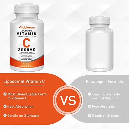 High-Dose Liposomal Vitamin C Capsules 2000 mg