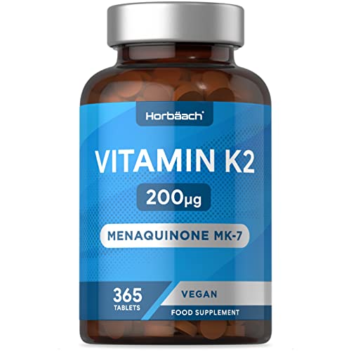 Vitamin K2 MK7 200µg | 365 Vegan Tablets