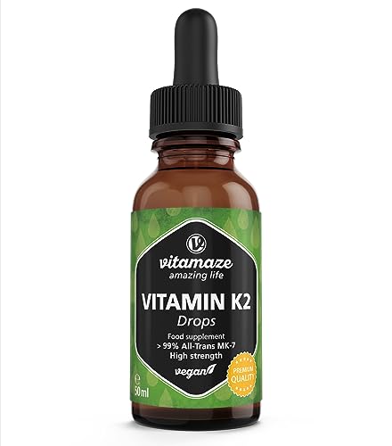 High Strength Vegan Vitamin K2 Drops, 200 mcg