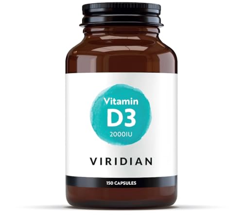 Viridian Vitamin D3 2000IU - 150 Vegan Capsules