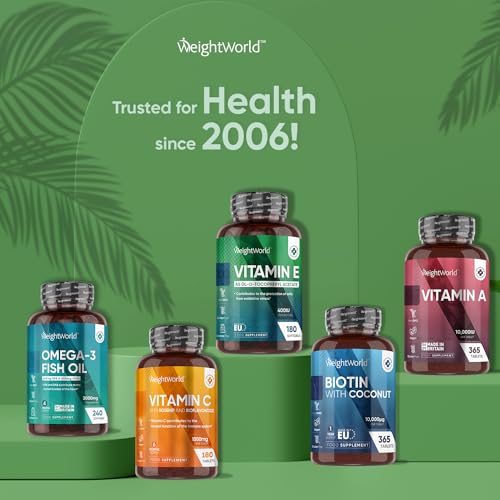 Vitamin E Capsules 400IU - 180 Vegan Softgels