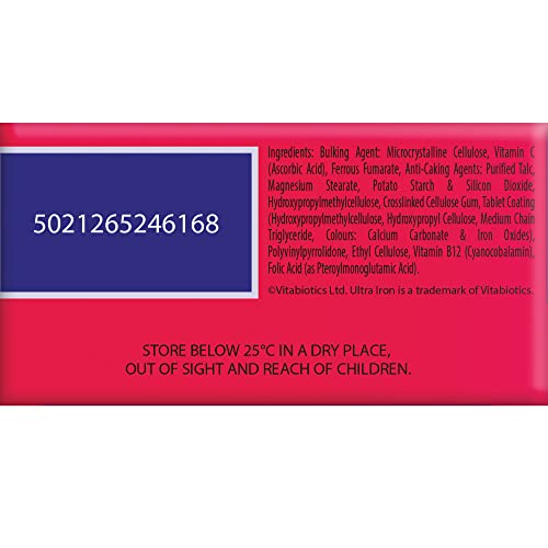 Vitabiotics Ultra Iron Tablets for Energy and Immunity