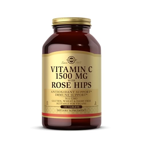 Solgar Vitamin C with Rose Hips, 180 Tablets