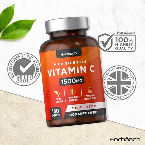 High Strength Vitamin C 1500mg – 180 Tablets