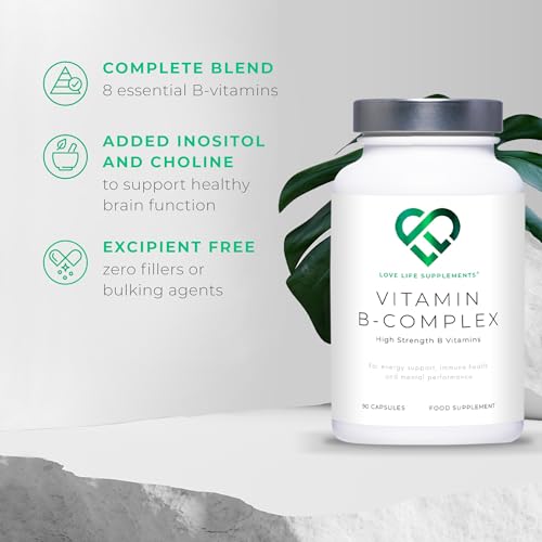 High Strength Vitamin B Complex – 90 Capsules