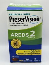 PreserVision Eye AREDS 2 Mini Gels 130 Count