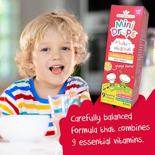 Nature's Aid Kids Multivitamin Drops, 50 ML