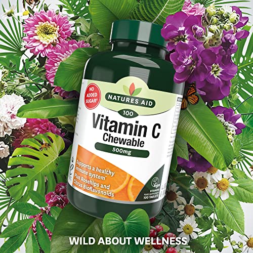 Nature's Aid 500mg Sugar-Free Vitamin C Chewables