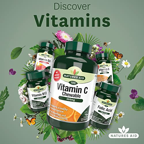 Nature's Aid 500mg Sugar-Free Vitamin C Chewables