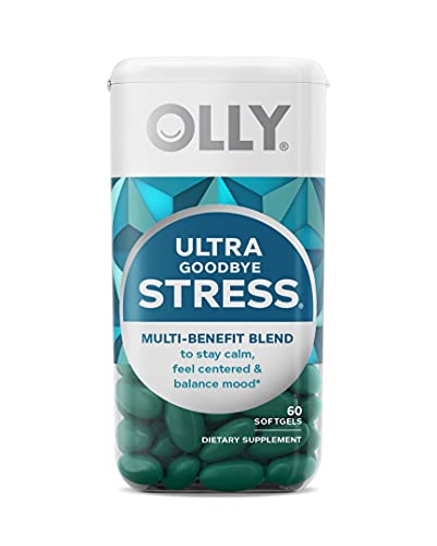 OLLY Ultra Strength Goodbye Stress Softgels - 60 Count