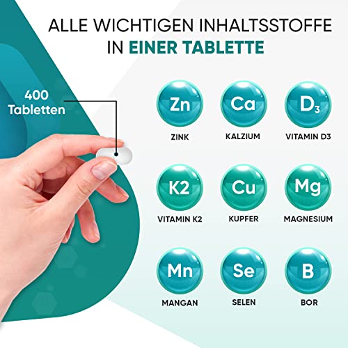 Calcium, Magnesium & Zinc with Vitamins D3, K2