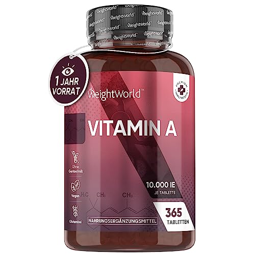 Vitamin A 10,000 IU for Vision and Skin