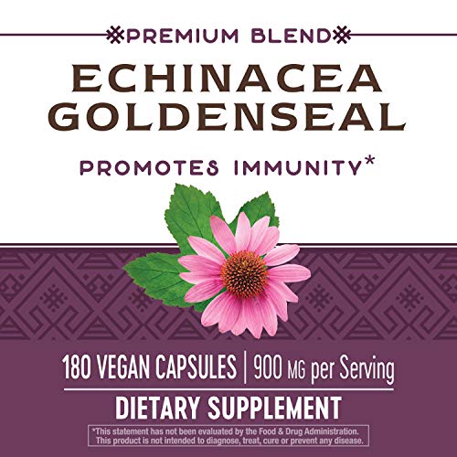 Nature's Way Echinacea Goldenseal 900 mg 180 Capsules