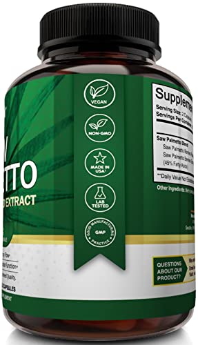 NutriFlair Saw Palmetto Extract 750mg, 120 Capsules