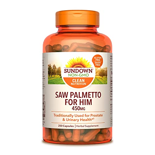 Sundown Saw Palmetto for Men’s Health, 250 Capsules
