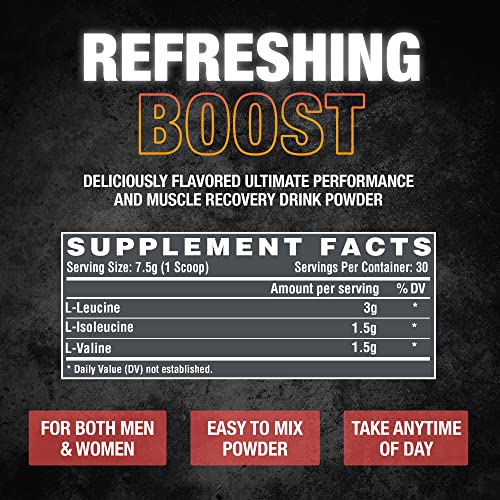 Nutrex BCAA Powder - Fruit Punch for Muscle Recovery
