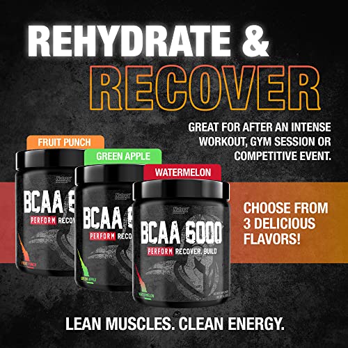 Nutrex BCAA Powder - Fruit Punch for Muscle Recovery