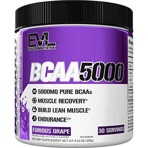 Evlution Nutrition BCAA5000 Powder – Furious Grape