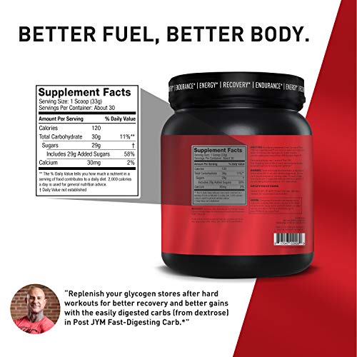 Post JYM Fast-Digesting Carbs - Lemonade Flavor