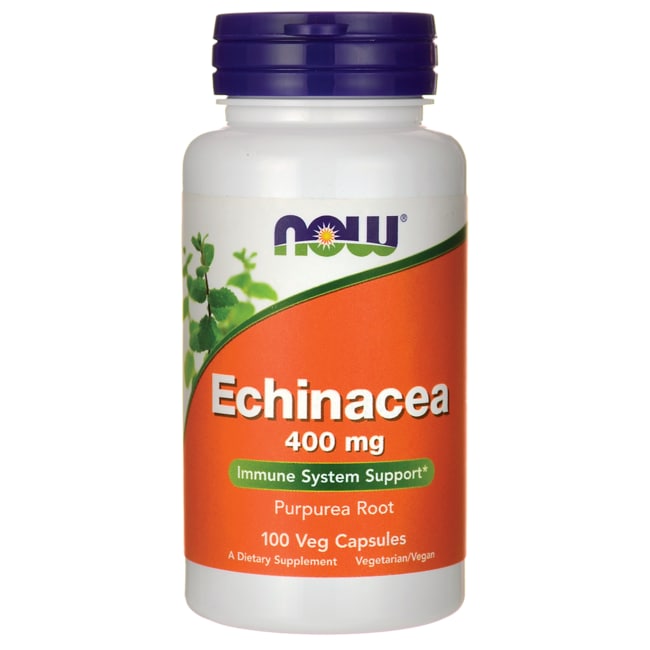 NOW Foods Echinacea 400 mg - 100 Veg Caps