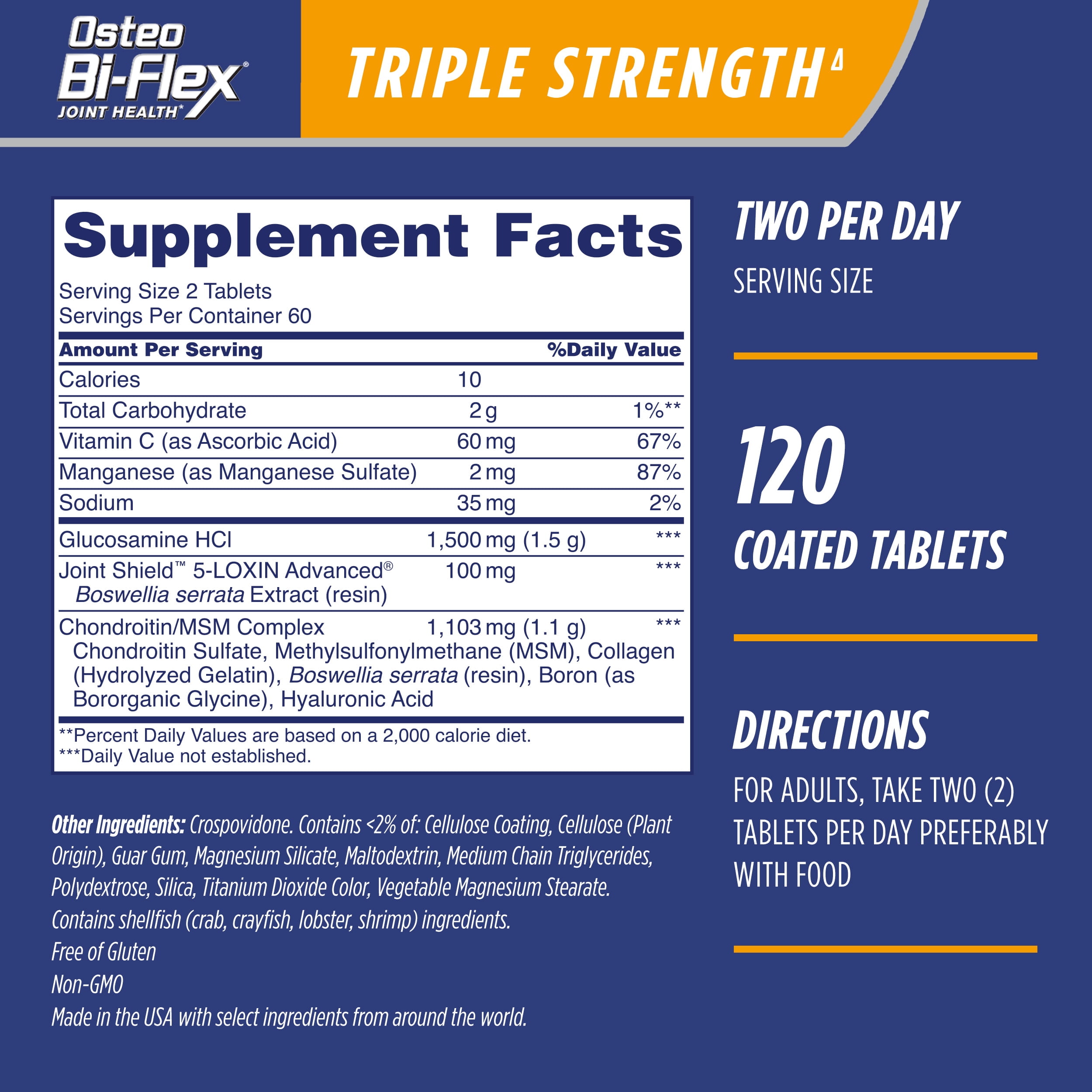 Osteo Bi-Flex Triple Strength Joint Health Supplement