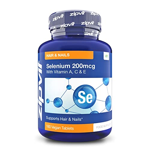 Selenium 200mcg with Vitamins A, C, E - 180 Vegan Tablets