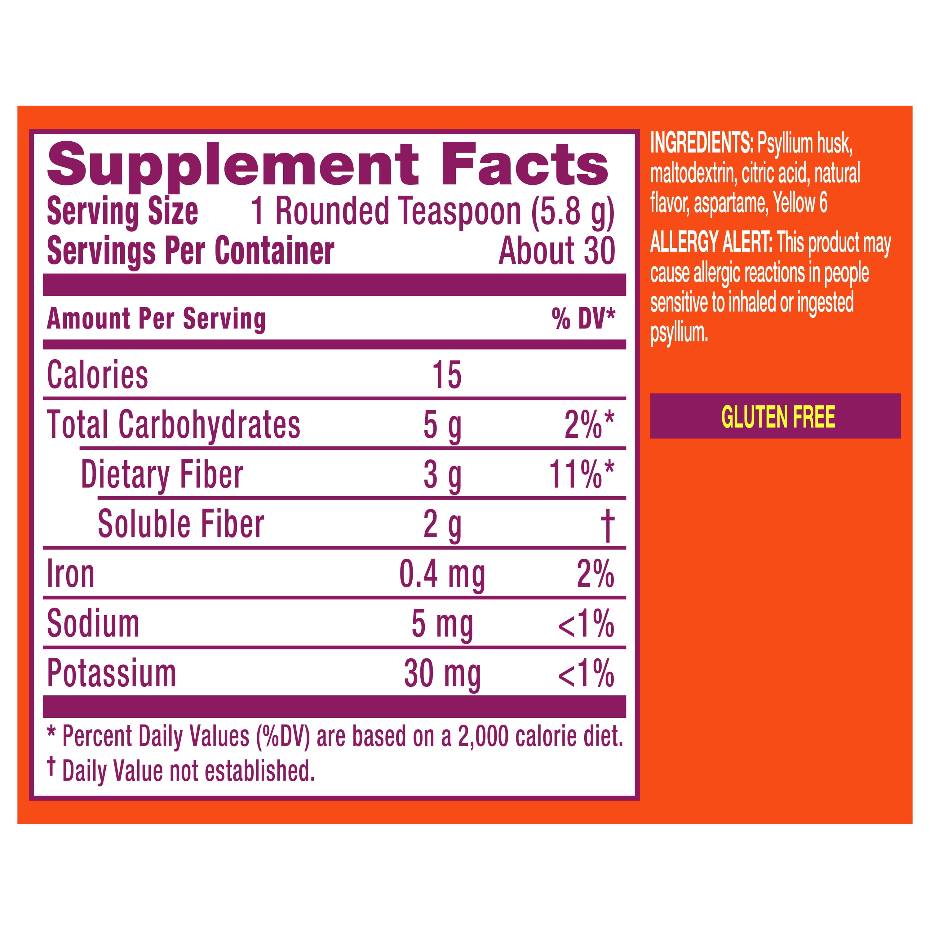 Metamucil 14-Day Psyllium Fiber Cleanse, Citrus