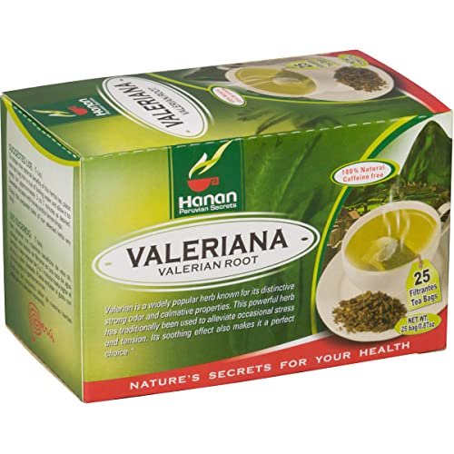 Hanan Valerian Root Tea – 25 Relaxing Tea Bags