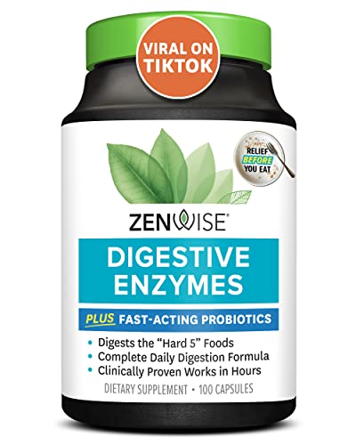 Zenwise Digestive Enzymes with Probiotics and Prebiotics