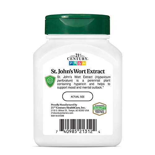 St. John's Wort Extract Veg Capsules, 60 Count