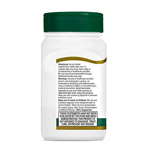 St. John's Wort Extract Veg Capsules, 60 Count