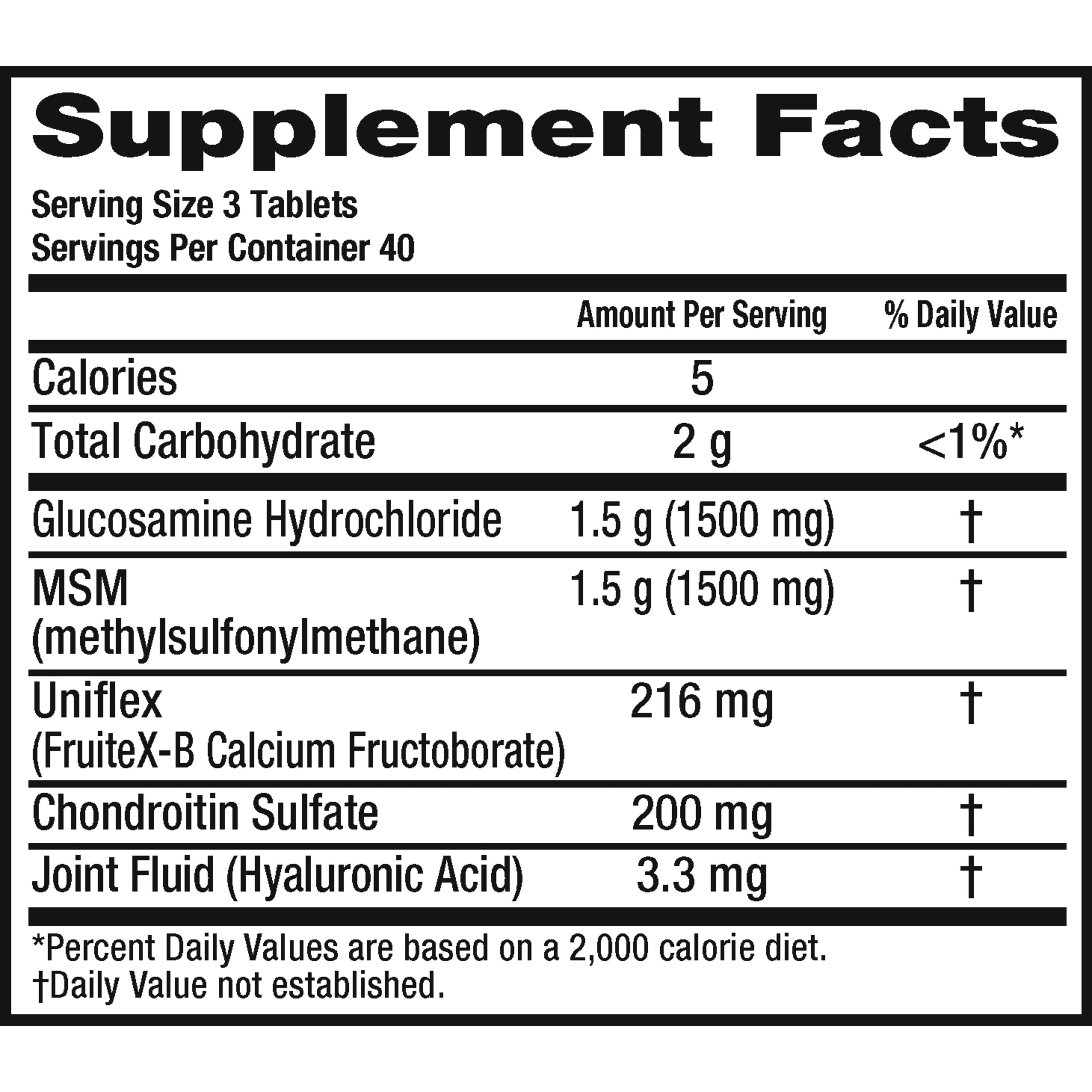 Move Free Advanced Plus MSM, 120 Tablets