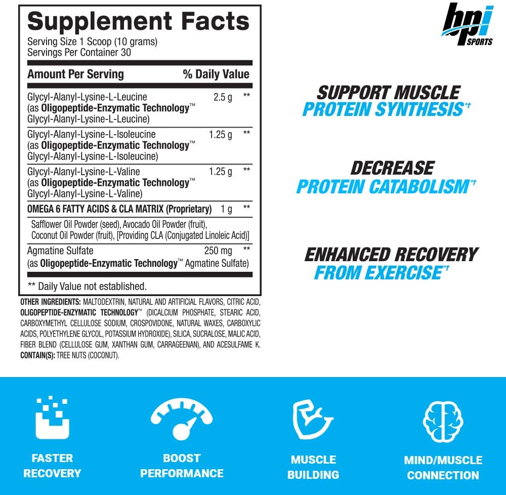 BCAA Muscle Recovery Strawberry Margarita - 35 Servings