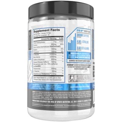 RYSE Core Loaded Pre Pump - Tiger's Blood Flavor