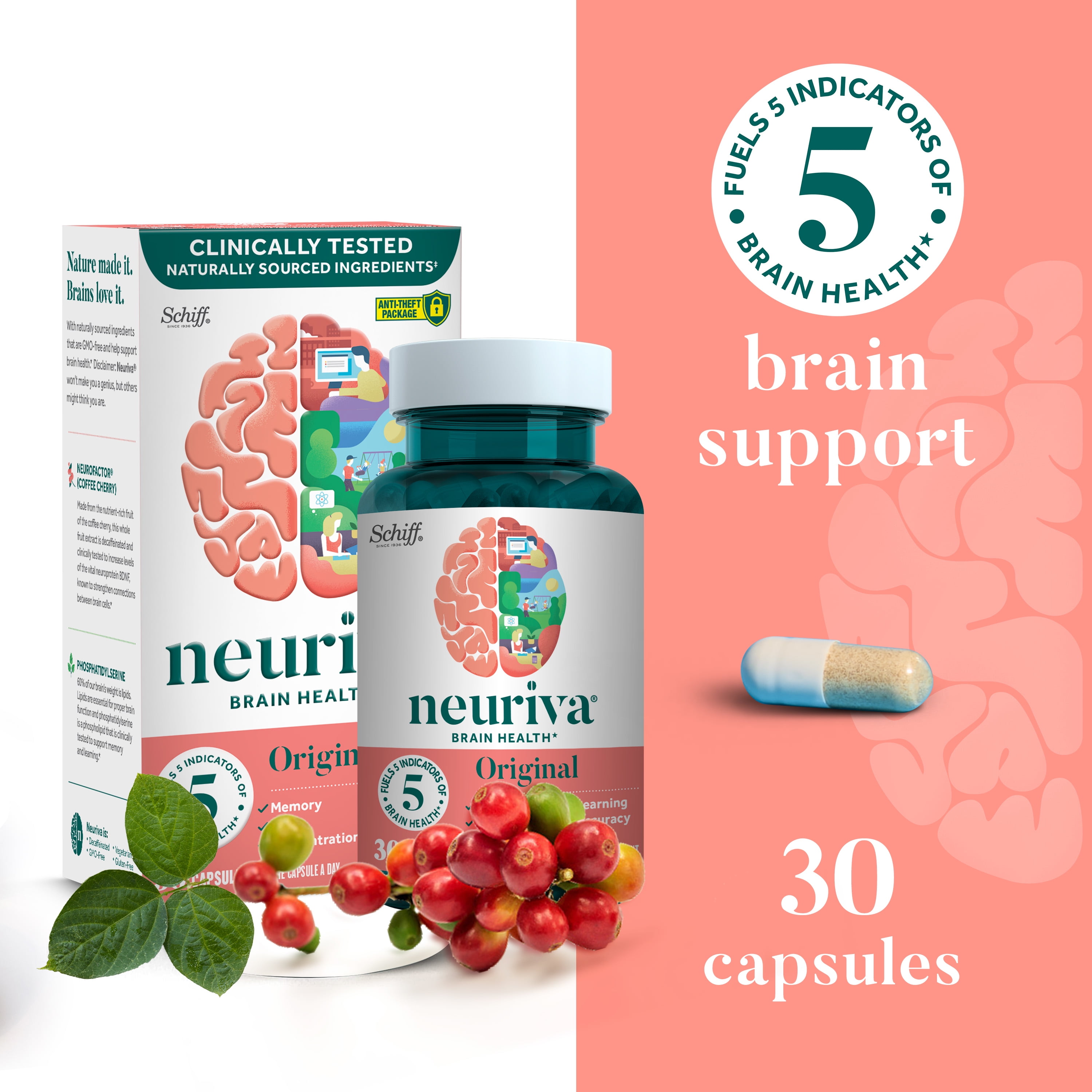 Neuriva Brain Health Supplement - 30 Count