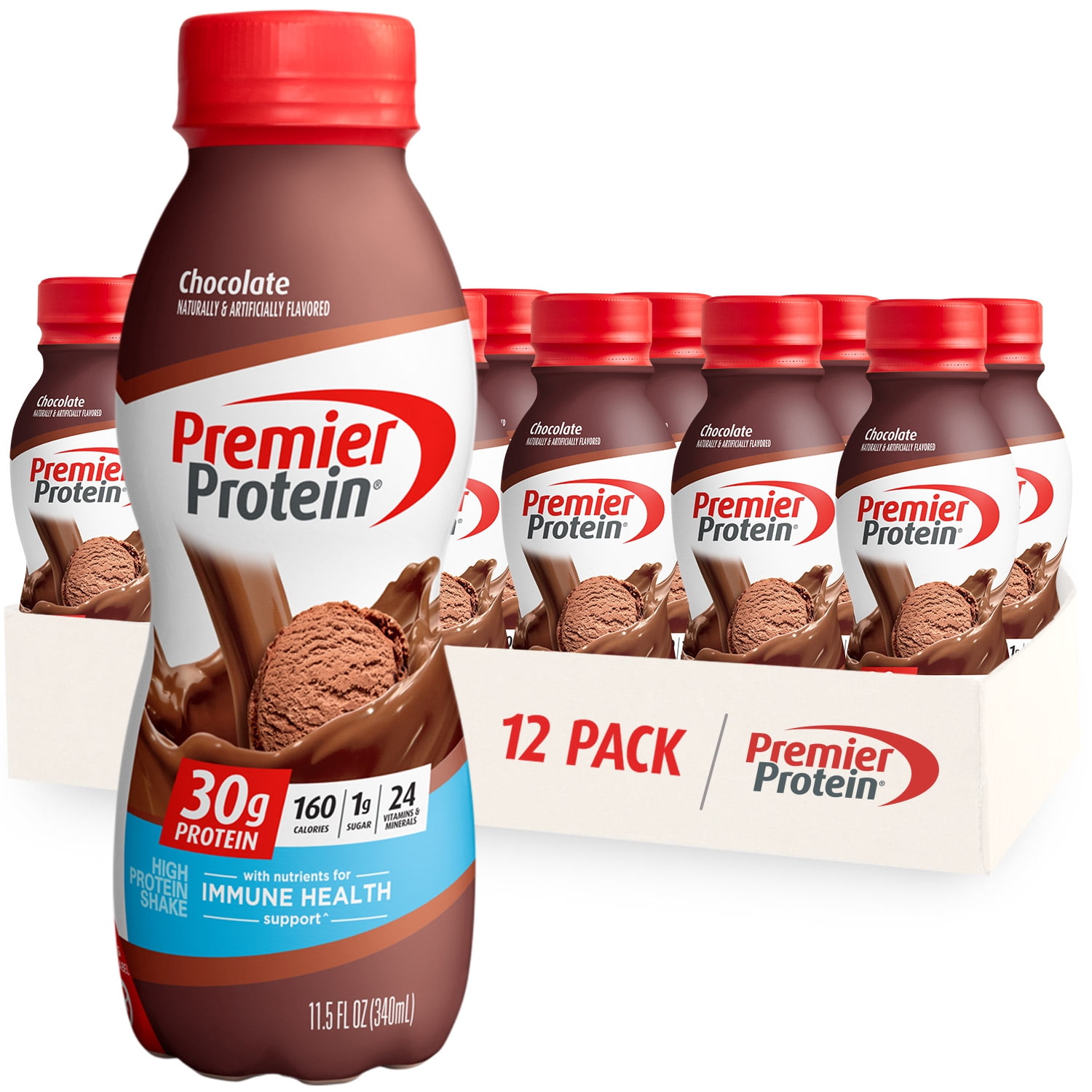 Chocolate Premier Protein Shake, 30g Protein, 12 Pack