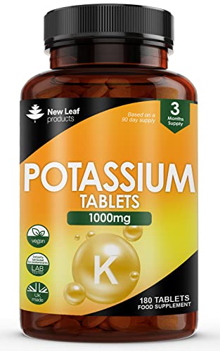 High Strength Vegan Potassium Tablets - 180 Count