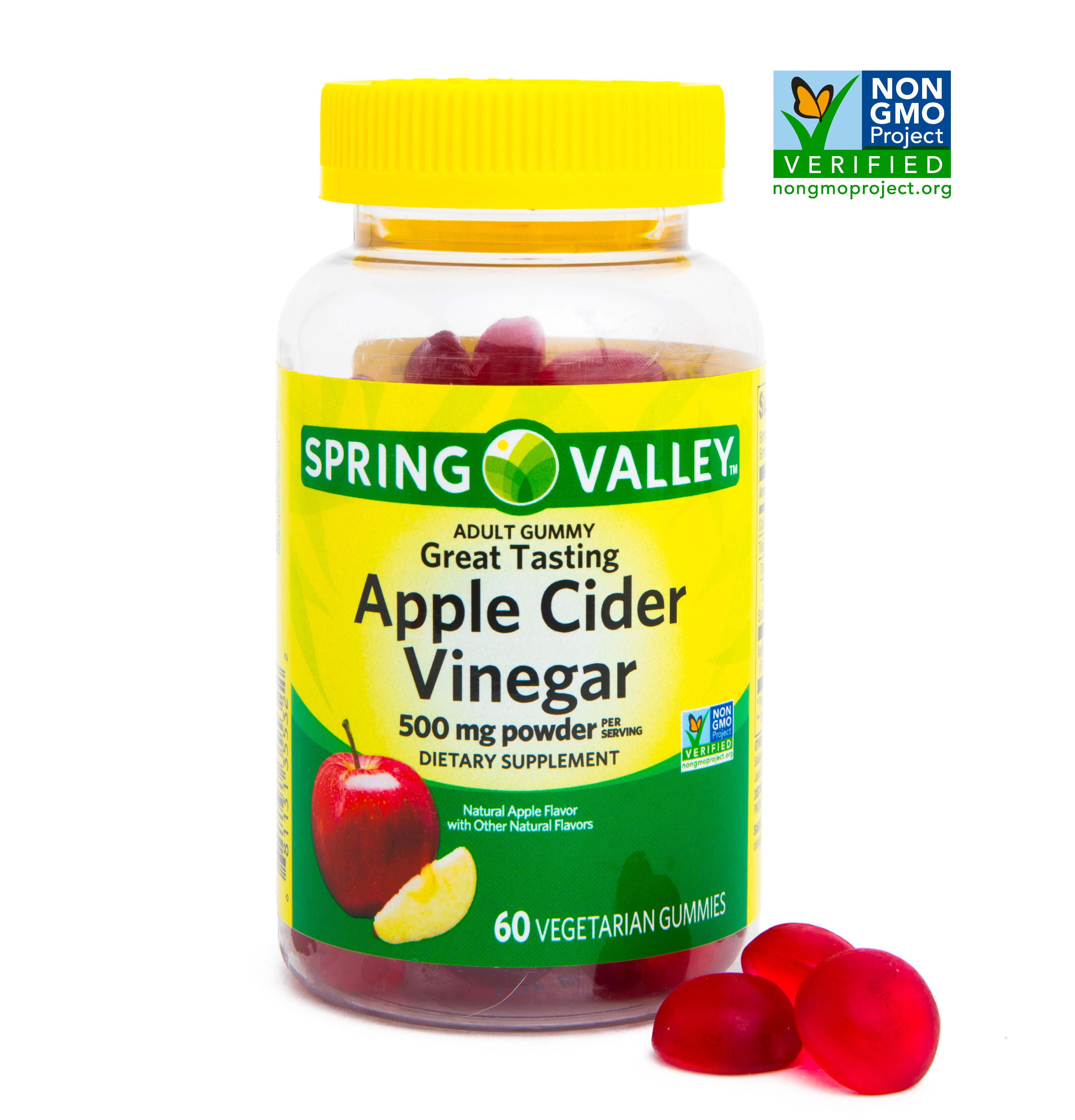 Apple Cider Vinegar Gummies, Non-GMO, 60 Count