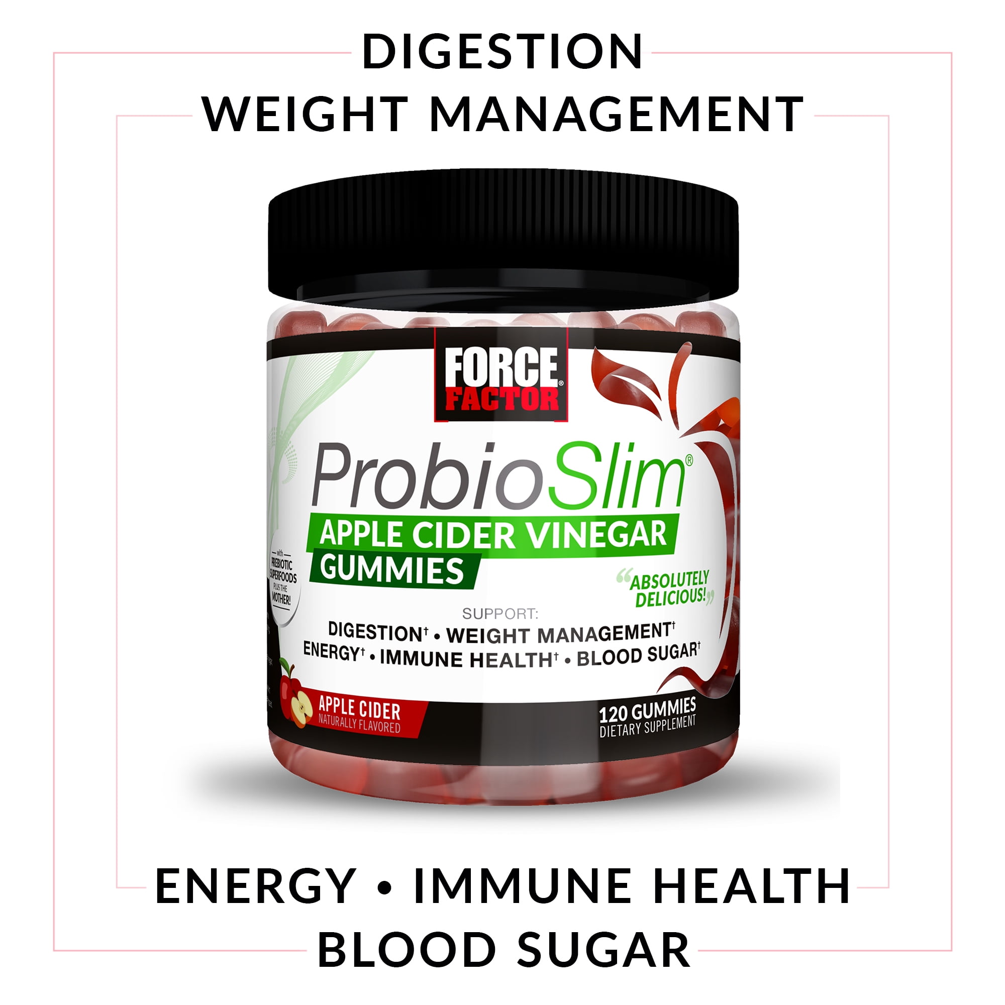 Force Factor ProbioSlim ACV Gummies for Weight Loss