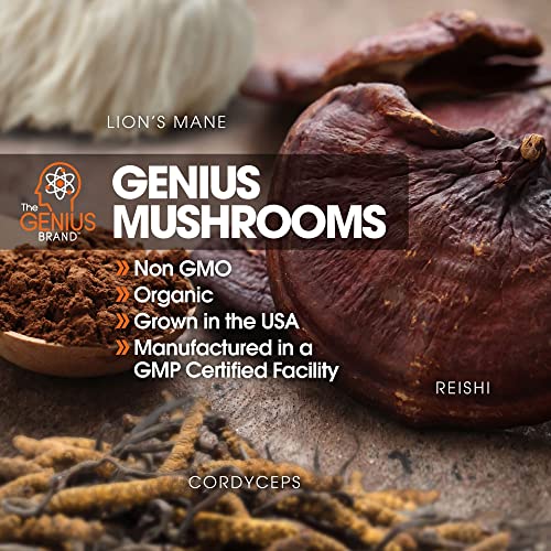 Genius Mushroom: Immune & Brain Support Supplement