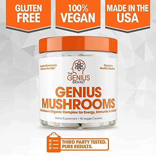 Genius Mushroom: Immune & Brain Support Supplement