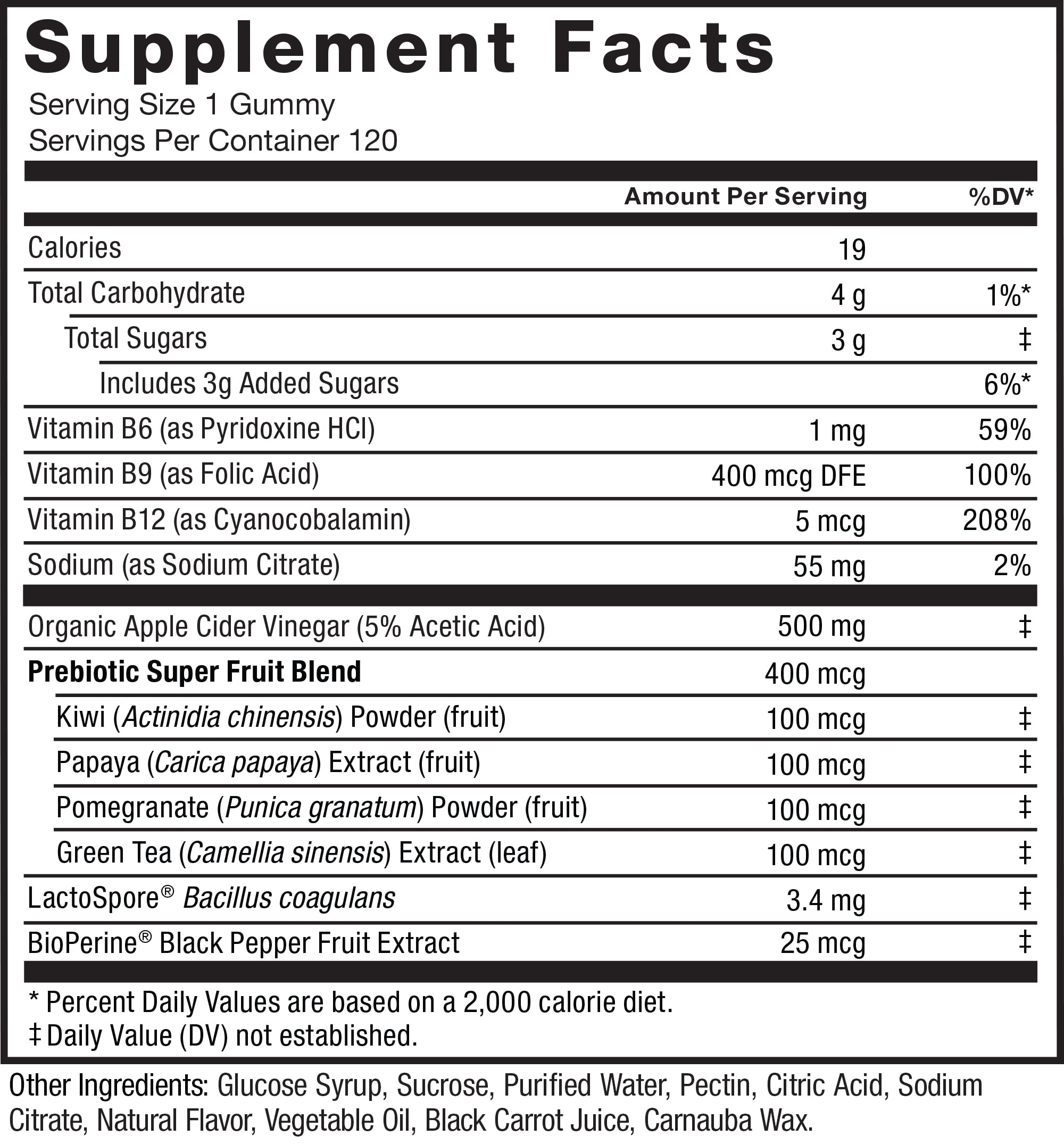 Force Factor ProbioSlim ACV Gummies for Weight Loss