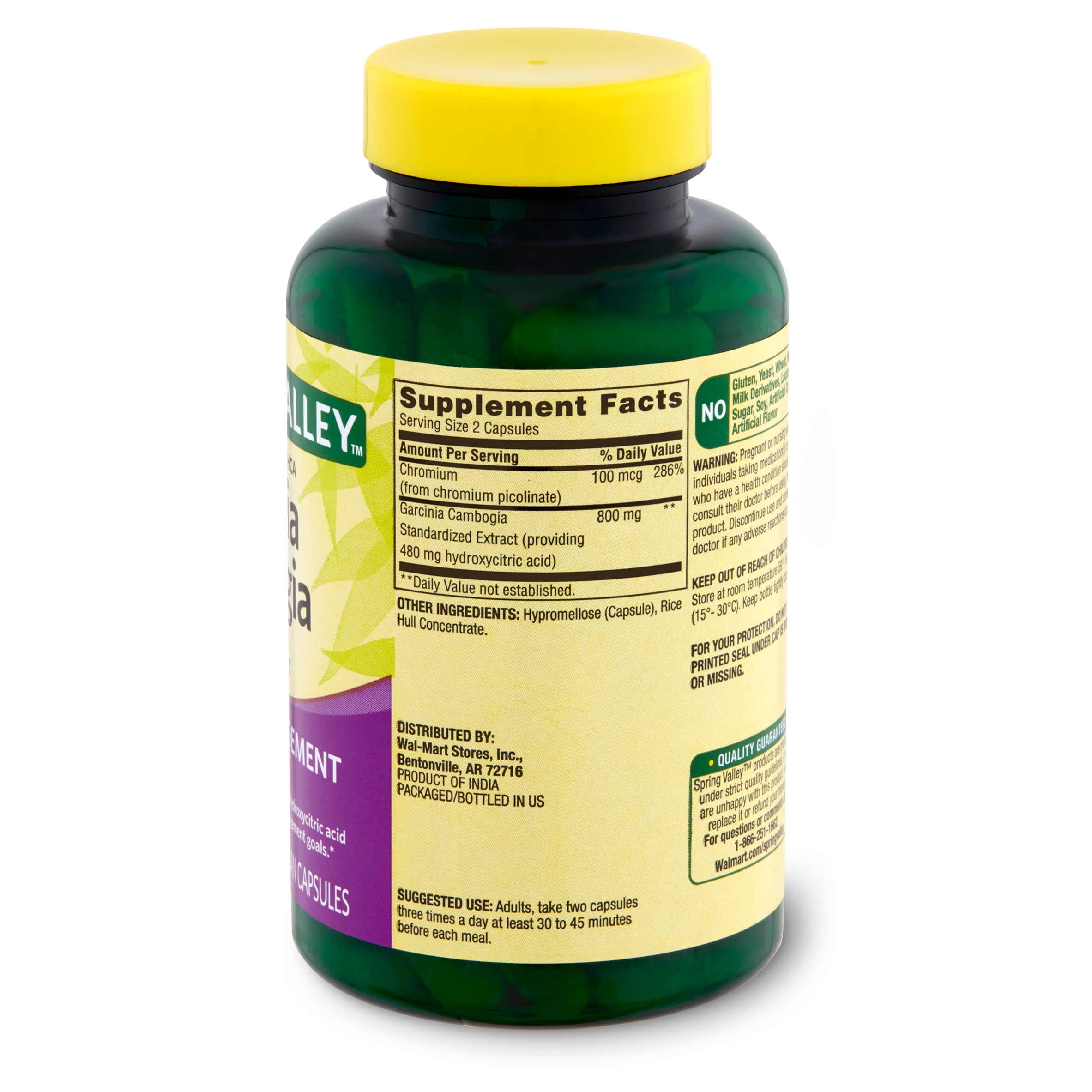 Spring Valley Garcinia Cambogia 800 mg, 90 Capsules