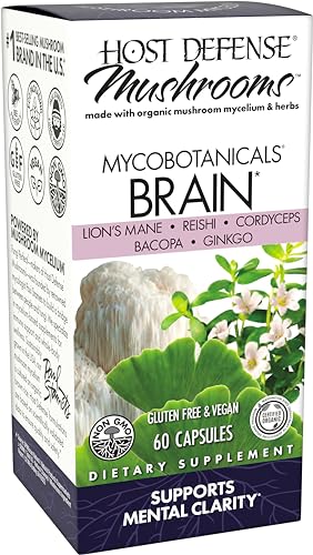 Host Defense Brain Capsules for Memory and Focus