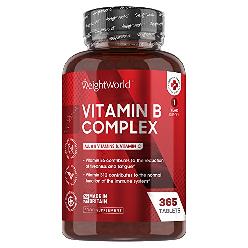 Vitamin B Complex with Vitamin C - 365 Tablets