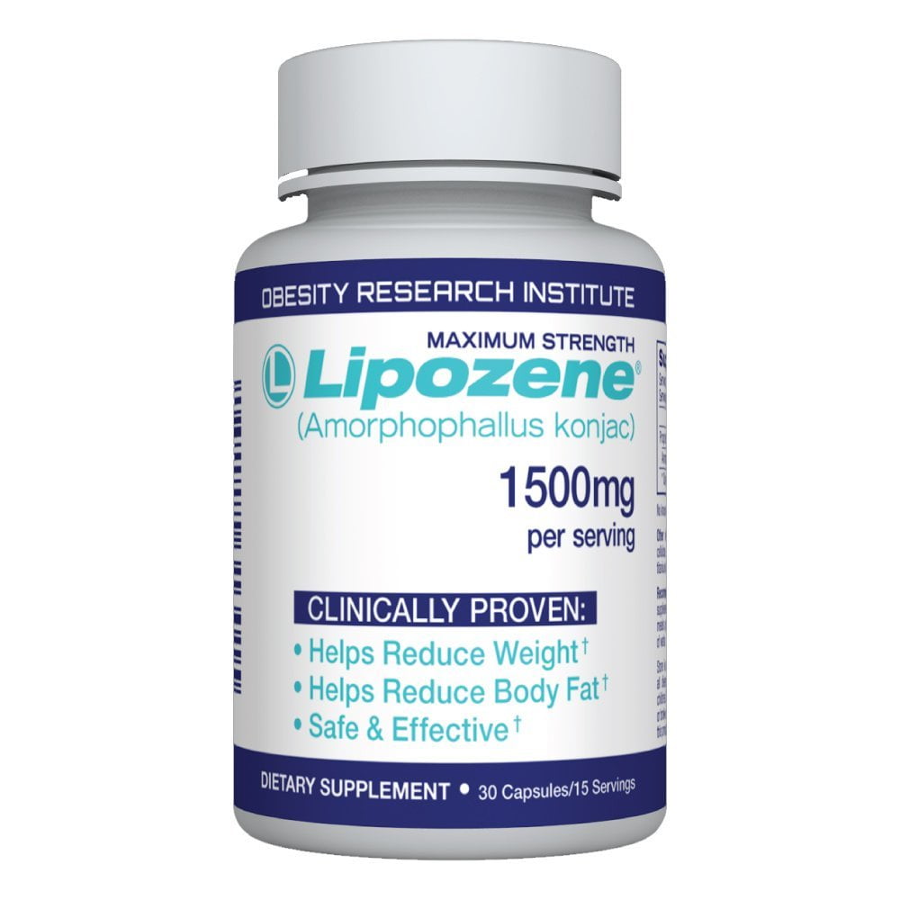 Lipozene Maximum Strength Weight Loss Capsules, 1500 mg