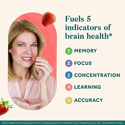 Neuriva Brain Health Strawberry Gummies - 50 Count