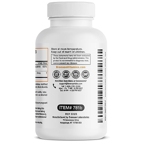 Bronson Vitamin K2 & D3 Non-GMO 120 Capsules